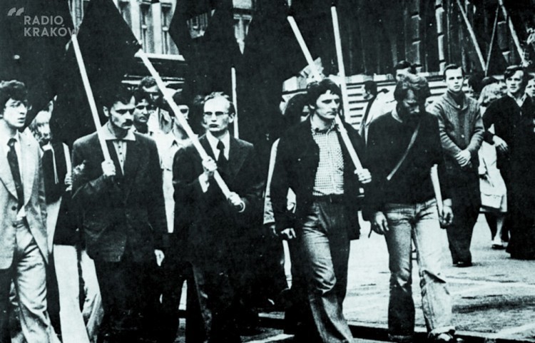   15 maja 1977 r w Krakowie. Fot. AIPN