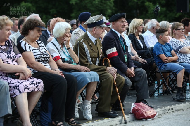 Warszawa, 01.08.2017. Uroczystości przed pomnikiem 