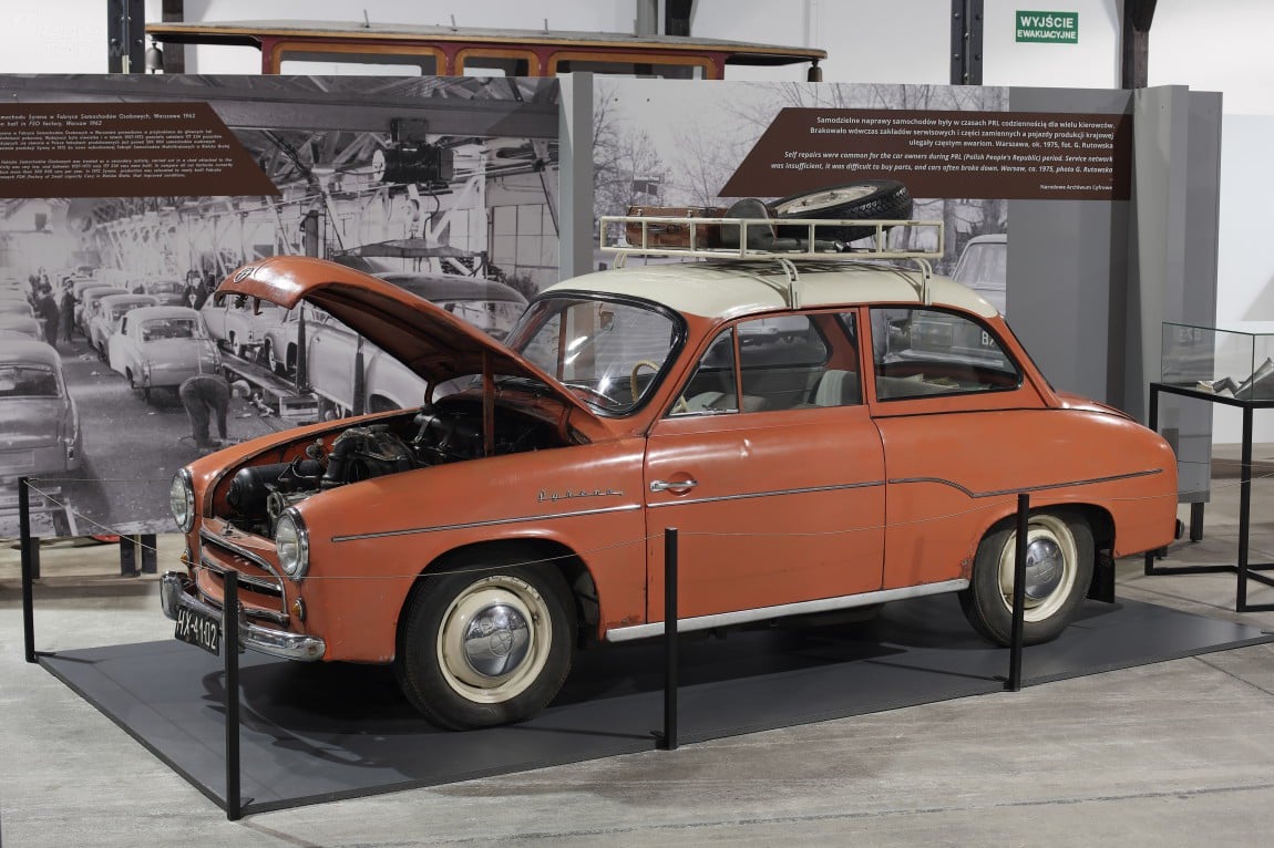 Syrena 101 z 1960 r. Fot. ze zbiorów Muzeum Inżynierii Miejskiej w Krakowie