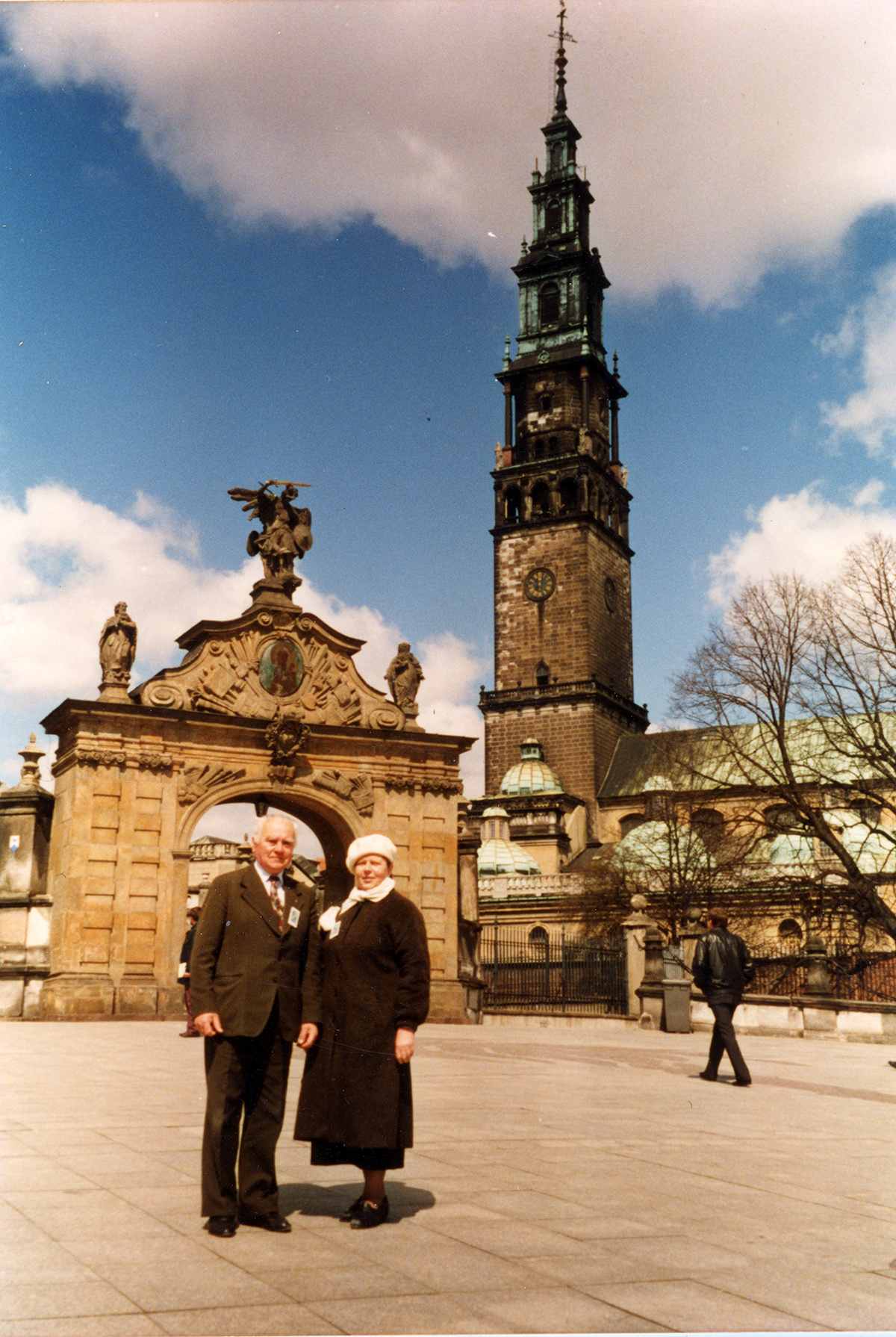 Tadeusz Ślawski z żoną Gabrielą  ( fot. ze zbiorów rodzinnych)