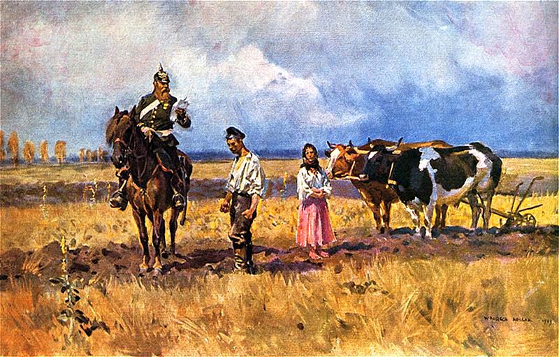 Obraz Wojciecha Kossaka z 1909 roku 