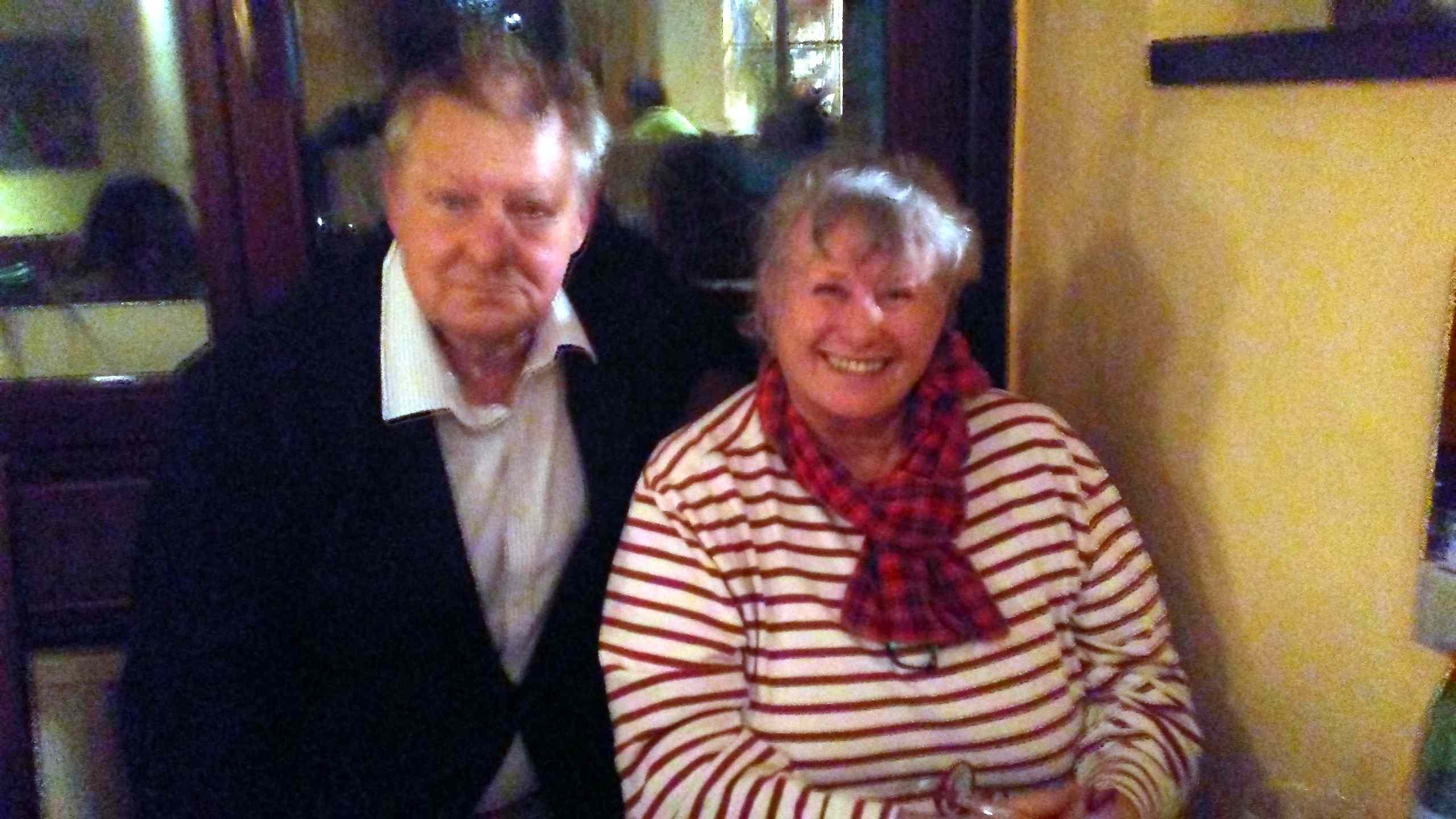 Wiesław Wilczkiewicz z Bernadette Murphy w Krakowie