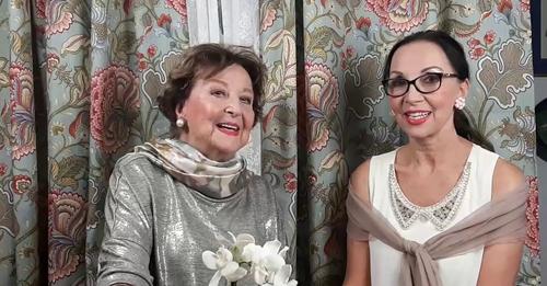 M.Nowotarska i A.Pilitowska podczas internetowych Emigracyjnych Rozmów Teatralnych. Fot  z FB Agaty Pilitowskiej 