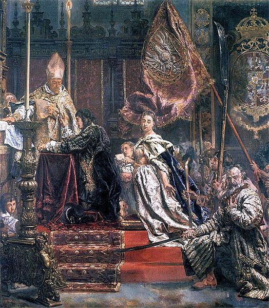 Śluby Jana Kazimierza, obraz Jana Matejki z 1893 r.  (fot.Wikipedia)
