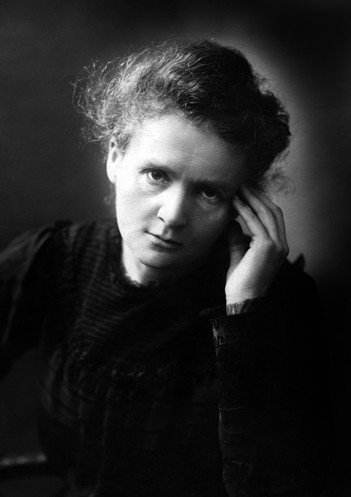 Portret Marii Skłodowskiej-Curie ze zbiorów rodzinnych Piotra Chrząstowskiego.