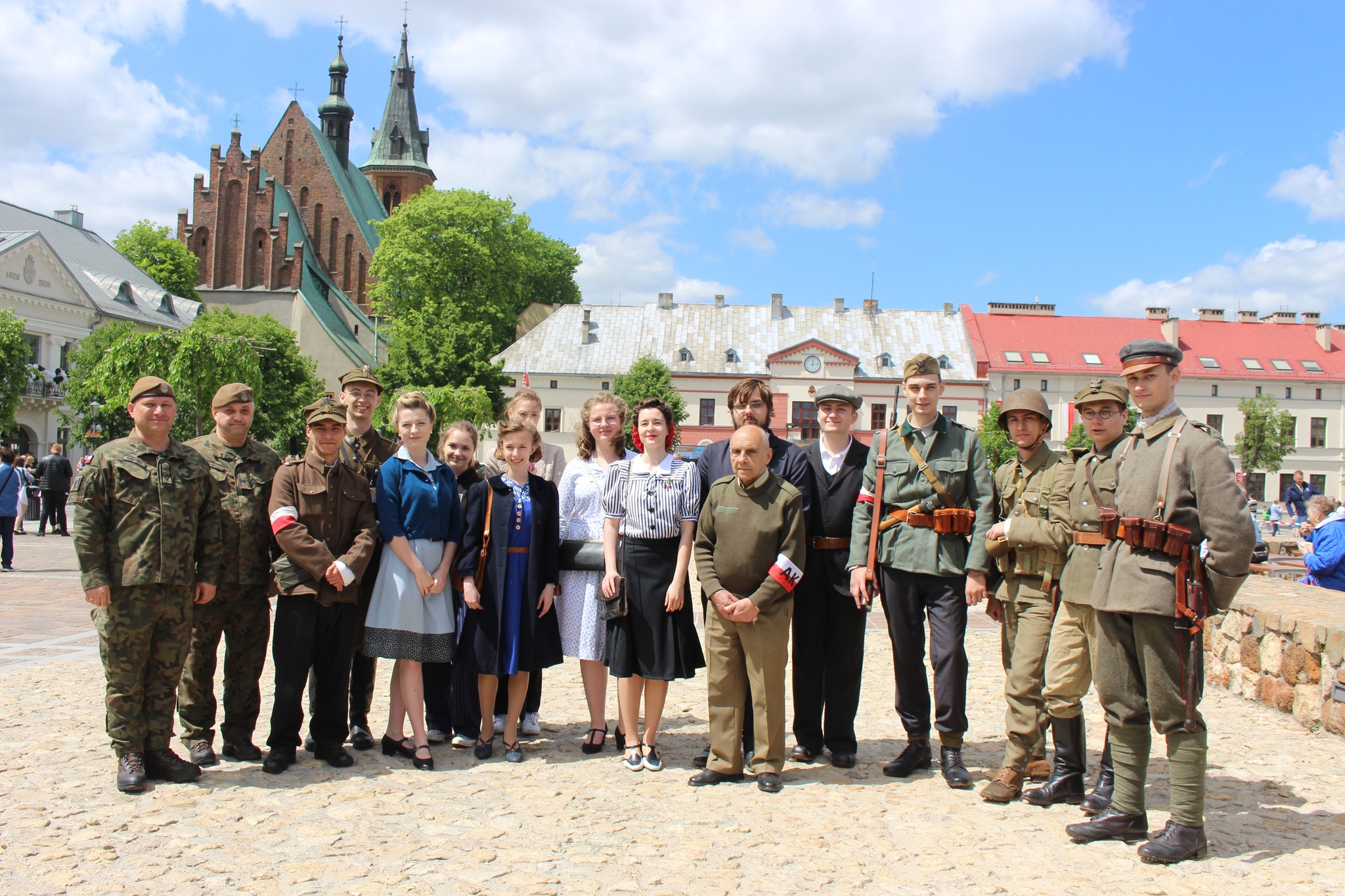Członkowie Koła Olkusz Światowego Związku Żołnierzy Armii Krajowej (fot. Paulina Kłosowska)
