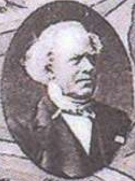 Georg Jacob Steenke na fotografii odnalezionej w 2018 r. w Elblągu (fot.Wikipedia)