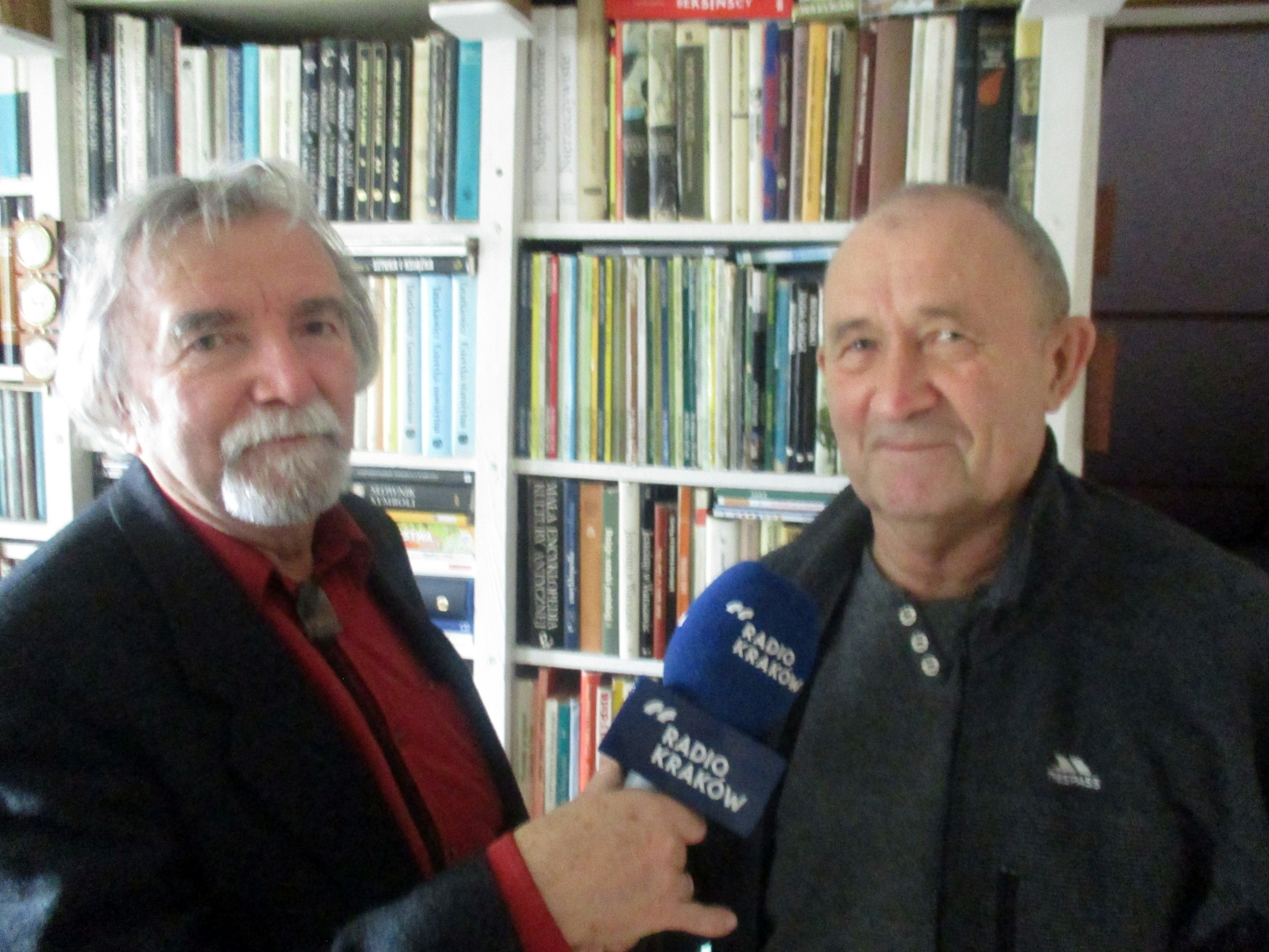 B.Kuciakowski (z mikrofonem) i A.Piecuch
