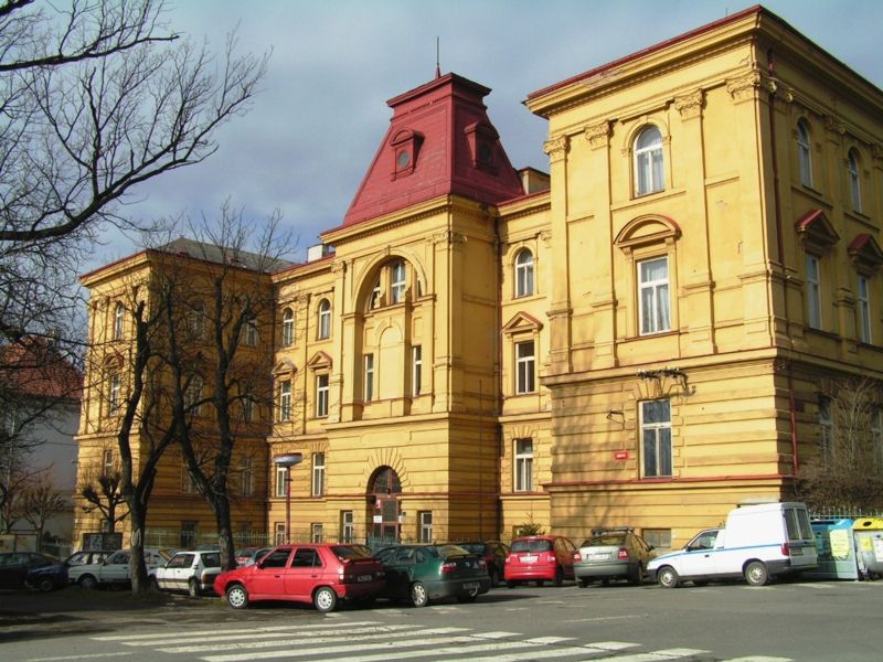 Przybram, dawna szkoła górnicza (fot.Miroslav Langer/Wikipedia) 