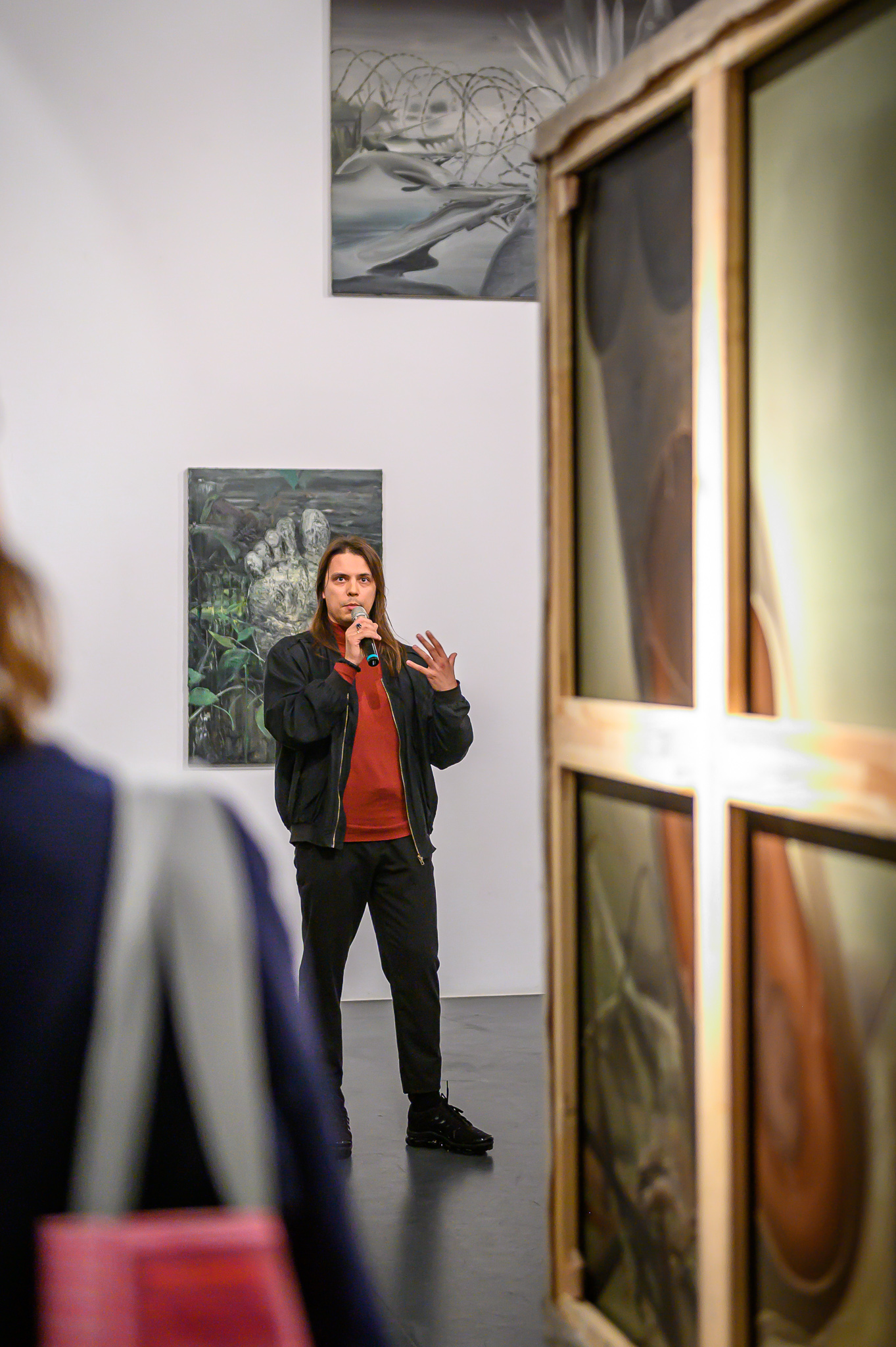 Kamil Kukla na wystawie 