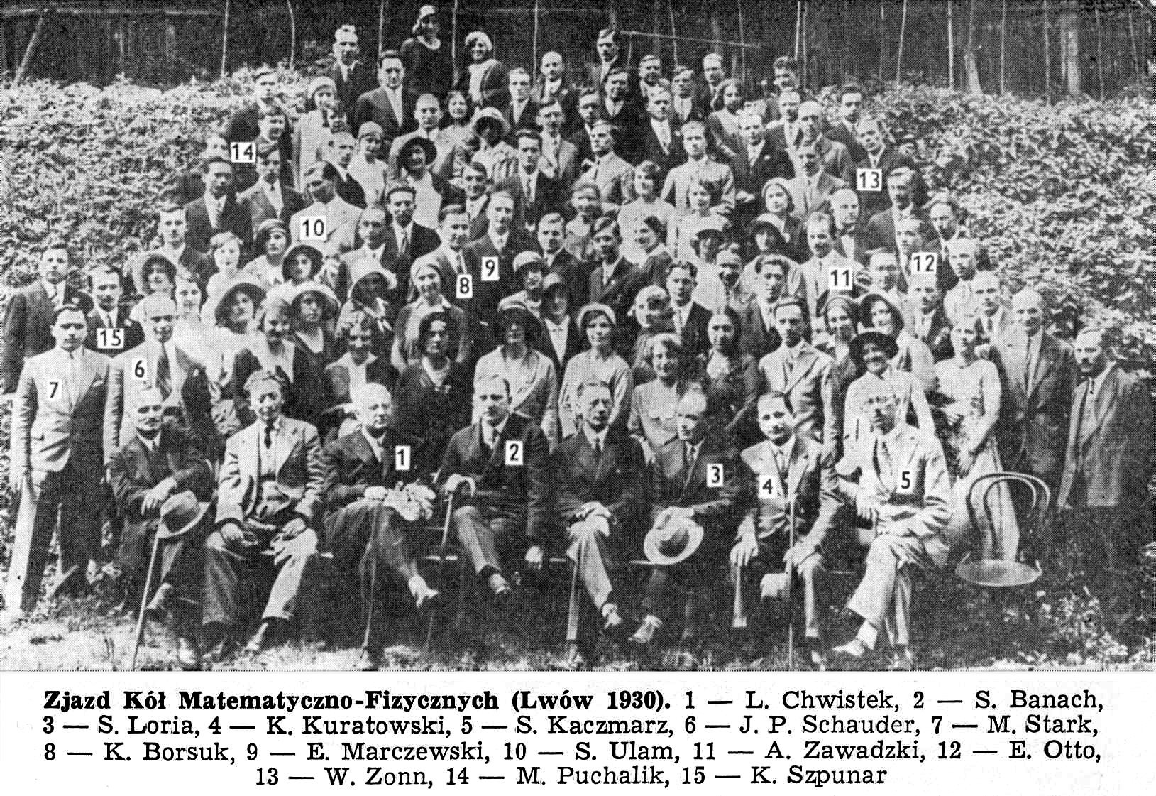 Fotografia pochodzi z książki Kazimierza Kuratowskiego
