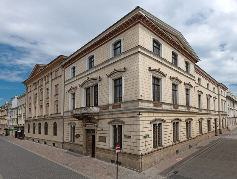 Gmach Polskiej Akademii Umiejętności róg ul. Sławkowskiej 17 i św. Marka 2 Krakowie (fot.Paweł Mazur/Wikipedia)