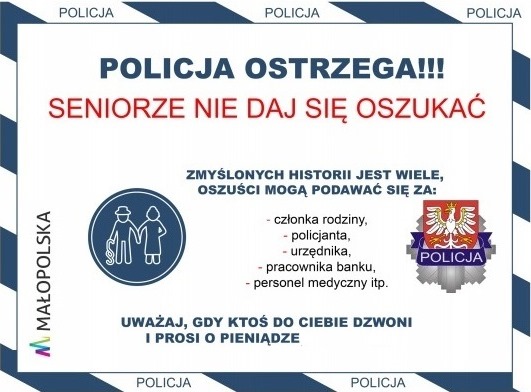 Materiały prasowe małopolskiej policji