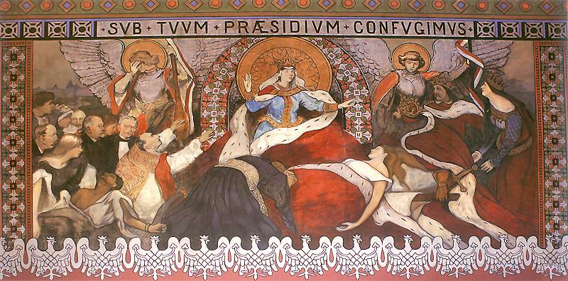Alegoria Polski umarłej (1909), katedra św. Mikołaja Biskupa w Kaliszu  (fot.Wikipedia)