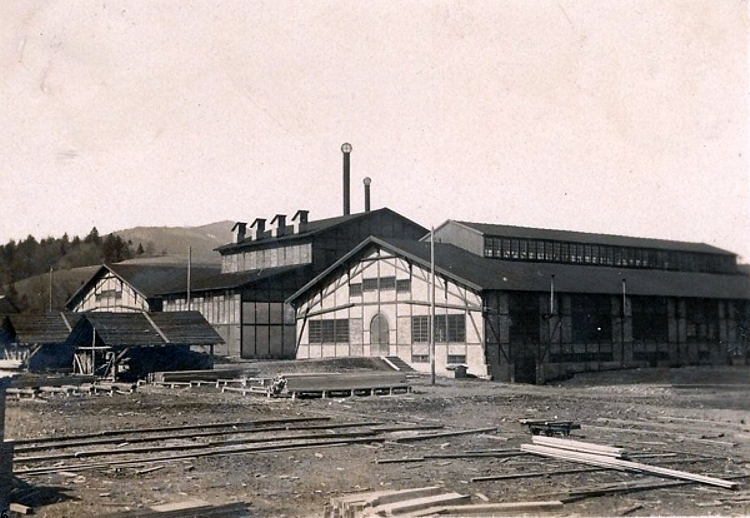 Zakłady Pordesa w 1922 r.  (fot. ze zbiorów S.Rzoncy)
