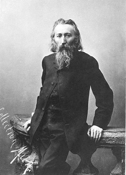 Jan Matejko (przed 1883 r.) - fot. Jules Mien (Wikipedia) 