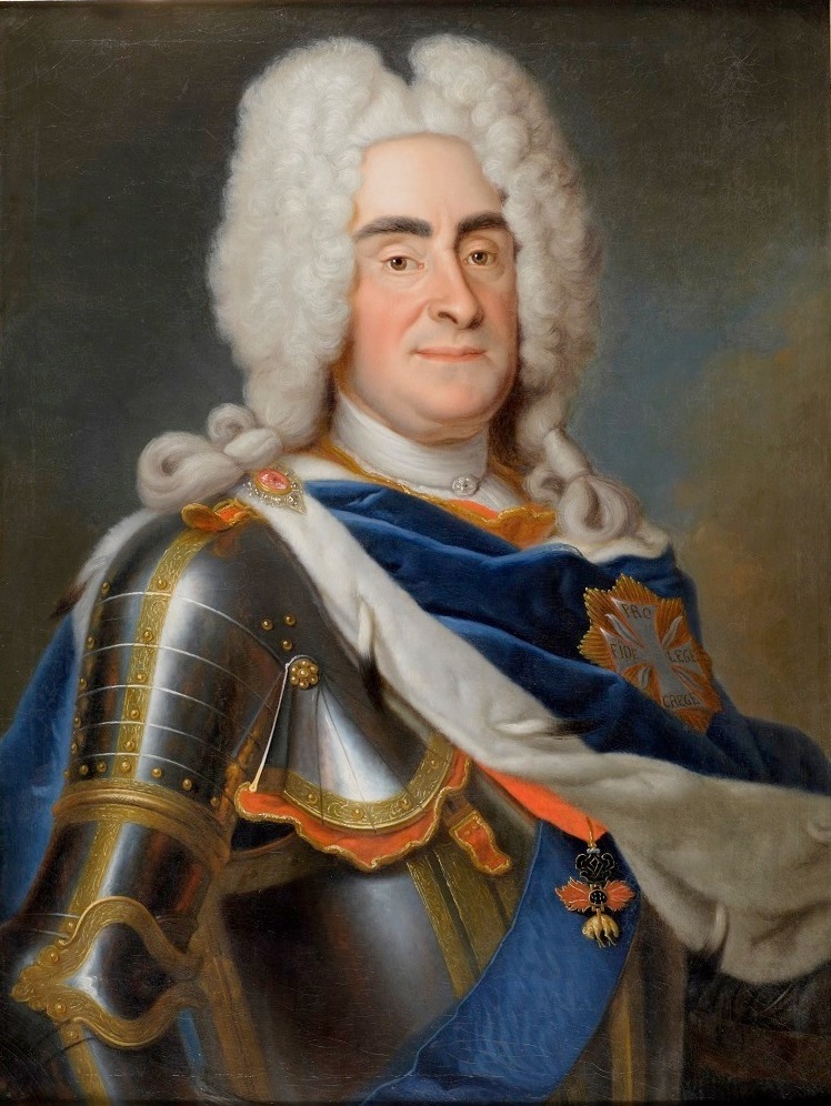 Portret króla Augusta II Mocnego autorstwa Louisa de Silvestre (1675 – 1760) - fot. Wikipedia