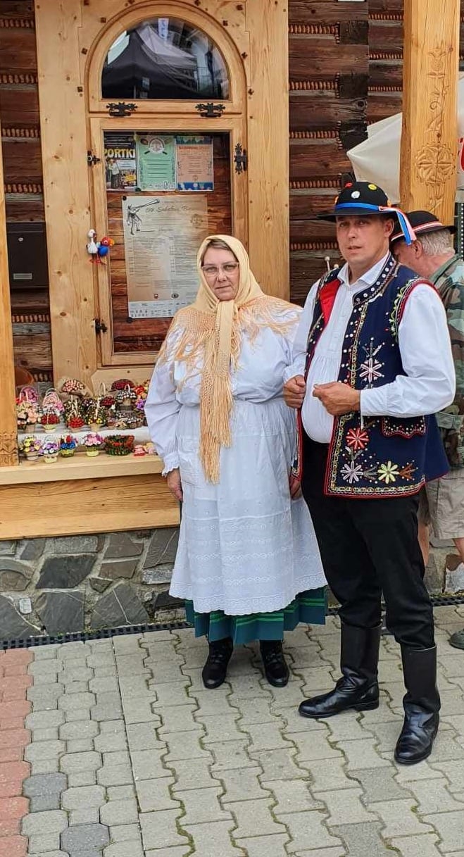 Zofia Michałek i Artur Cudek podczas