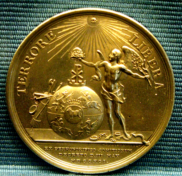 Medal wybity w 1791 z okazji uchwalenia Konstytucji 3 maja (fot.Wikipedia)