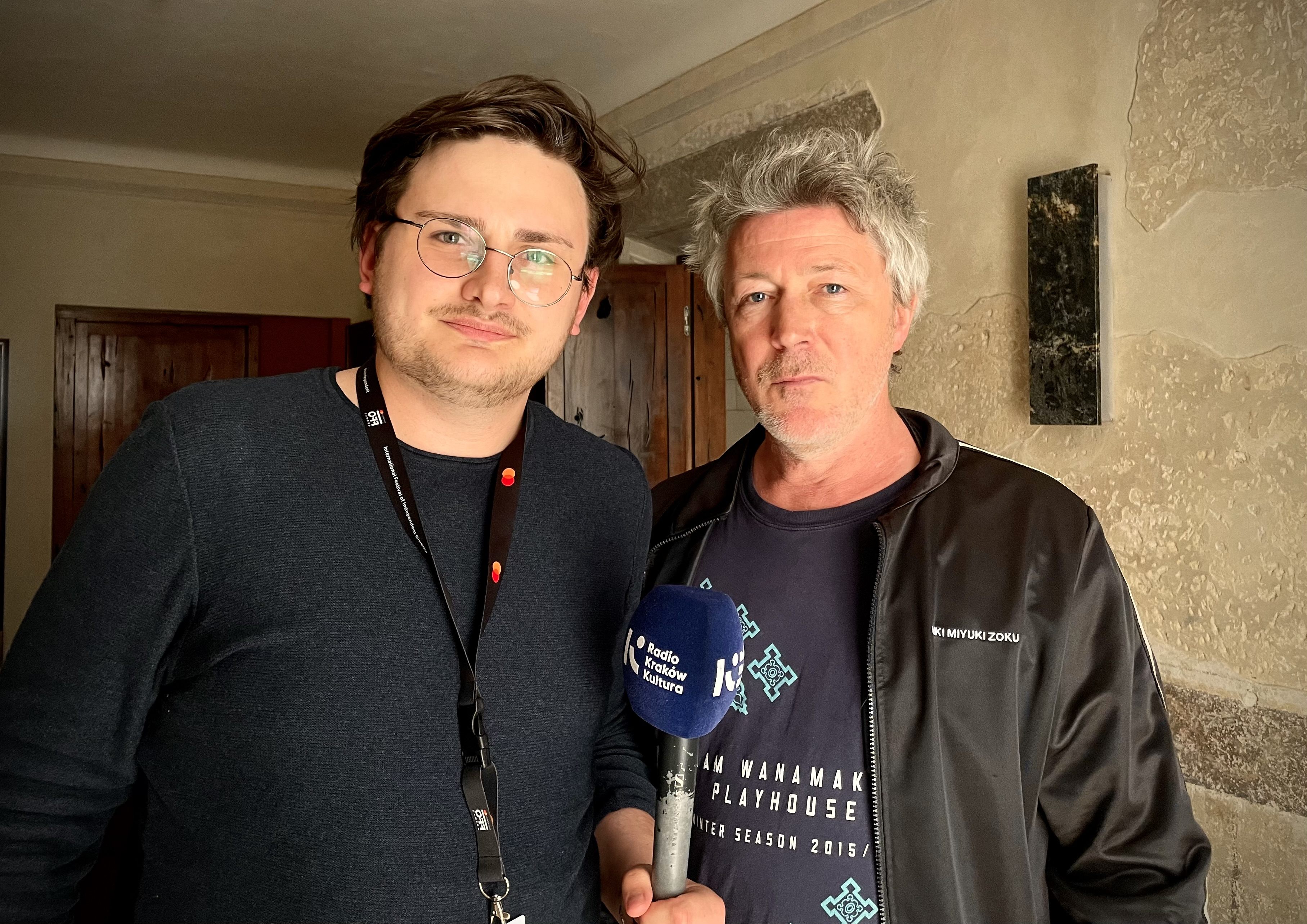 Od lewej: Tadeusz Marek, Aidan Gillen