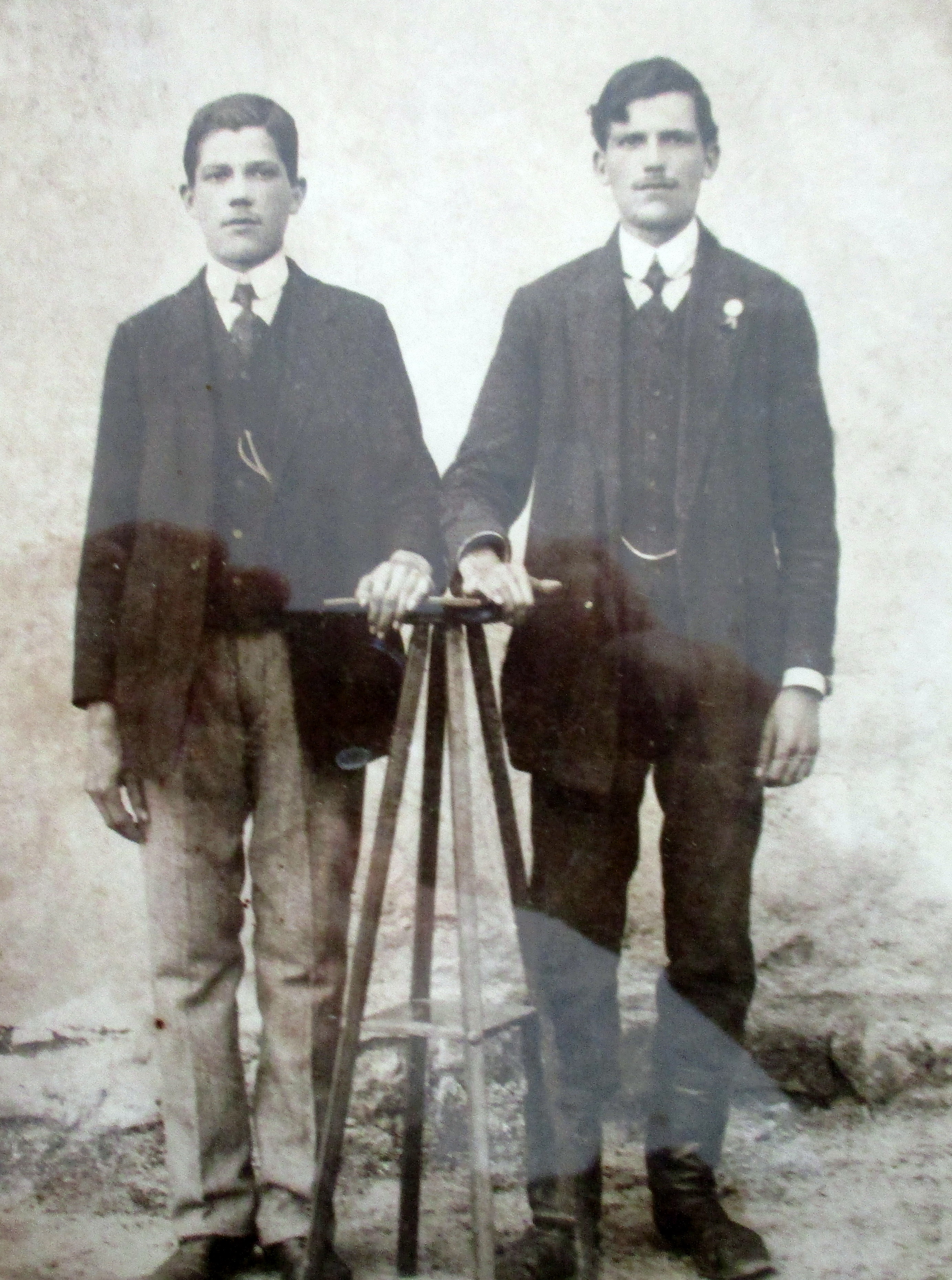 Rok 1915 - bracia Tomasz i Jan Leś