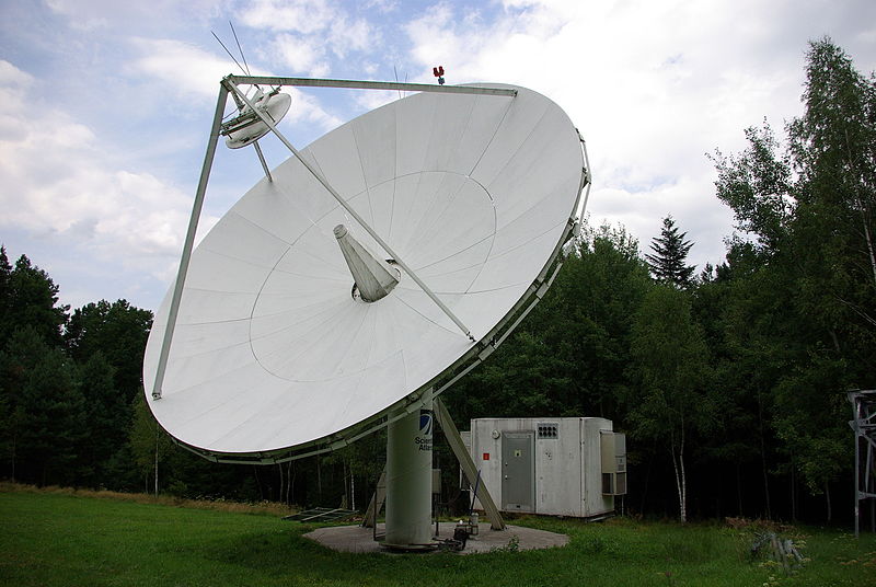 Rzepiennik Biskupi, Radioteleskop RT-9 w Obserwatorium Astronomicznym Królowej Jadwigi (fot. Stanisław Witek /Wikipedia)