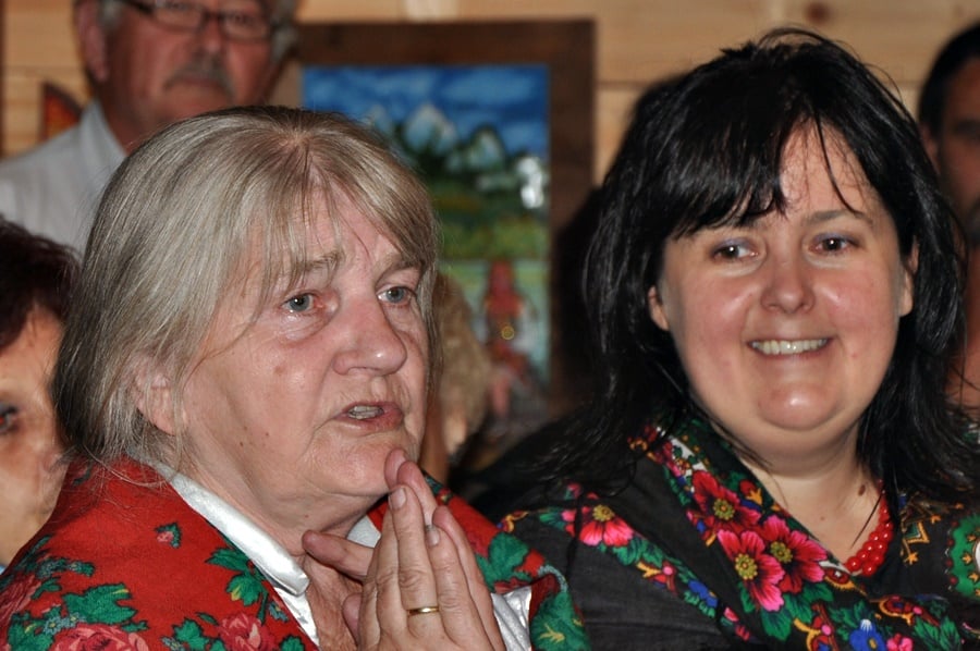 Anna Madeja z siostrzenicą Joanną Dziubińską