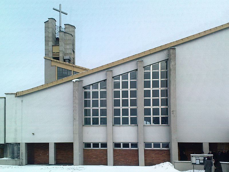 LIBUSZA nowy kościół parafialny (fot. Henryk Żychowski/Wikipedia)