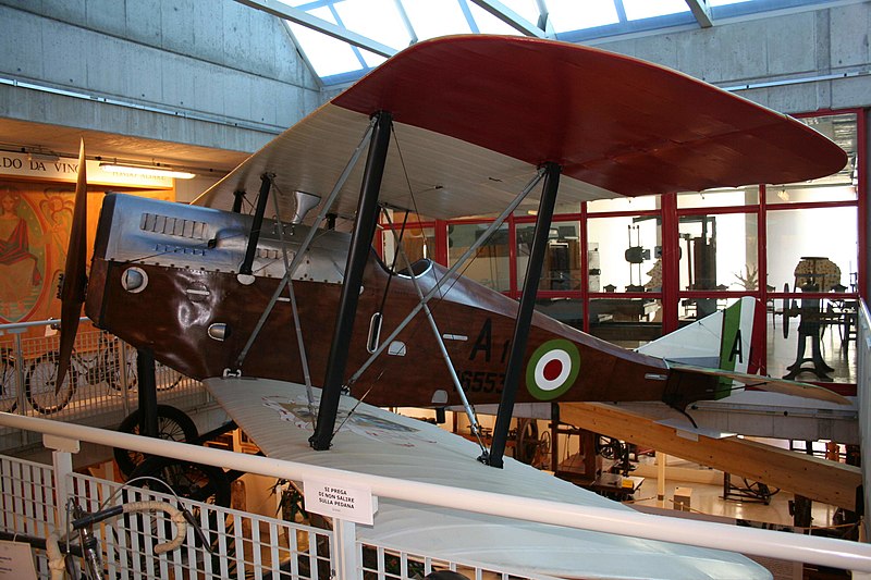 Ansaldo A-1 Balilla, Museo Storico di Bergamo, Włochy (fot. Giorces/Wikipedia)