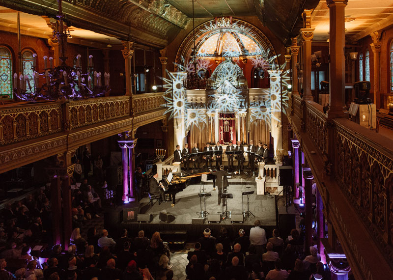 Festiwal Kultury Żydowskiej  - Synagoga Tempel -  koncert kantorów 2019 r / fot. mat.pras FKŻ