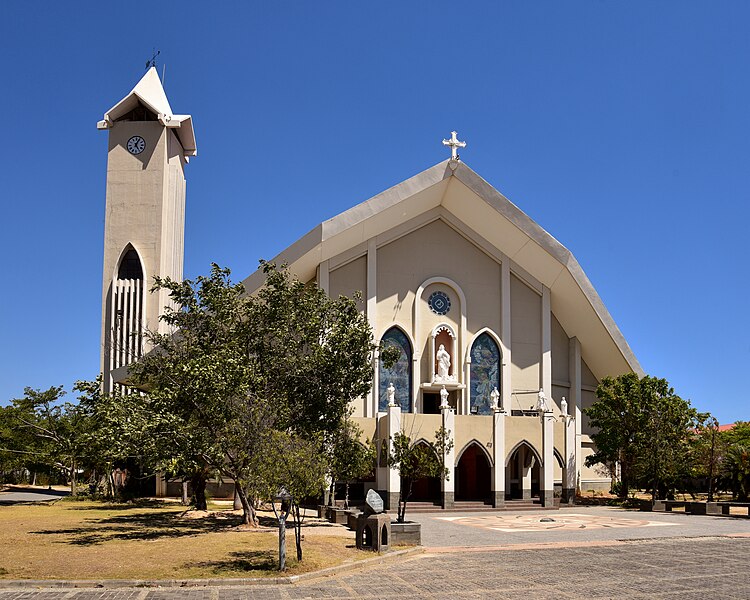 Katedra Niepokalanego Poczęcia NMP w Dili, stolicy Timoru Wschodniego (fot. Bahnfrend/Wikipedia)