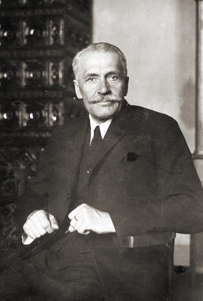 I.Mościcki jako rektor Politechniki Lwowskiej (fot.Wikipedia)