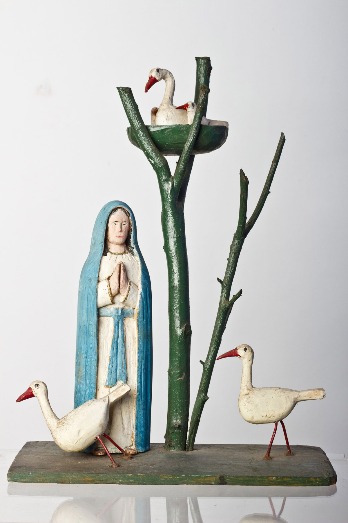 Matka Boska z bocianami, Józef Jędrocha, 1982 r., Polska