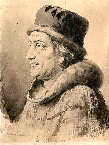 Portret Jana Długosza namalowany przez Walerego Eljasz-Radzikowskiego (1889) - fot. Wikipedia