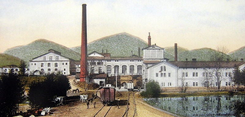 Browar Żywiec na początku XX wieku (fot.Skitof/Wikipedia)