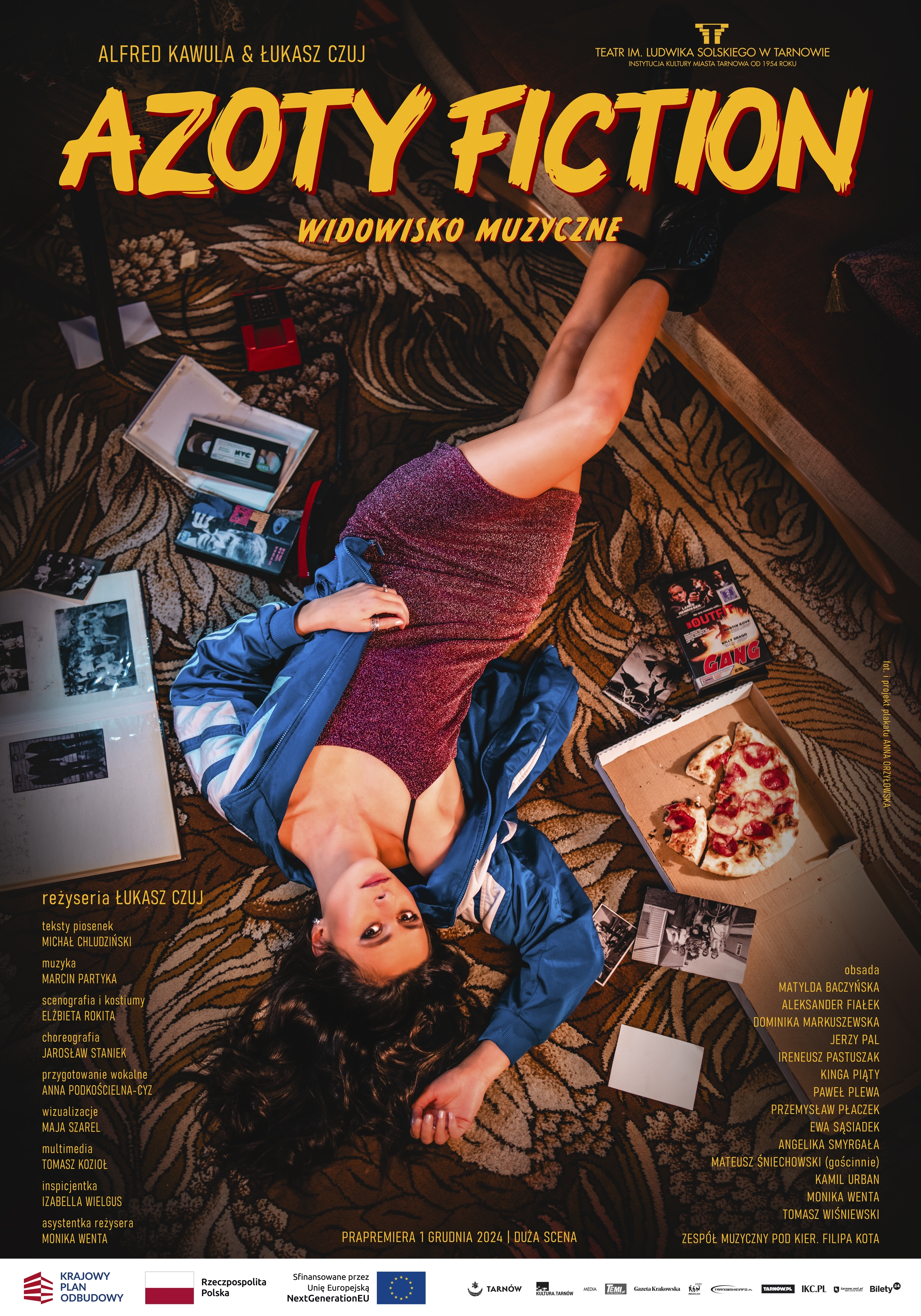 Plakat spektaklu Azoty Fiction