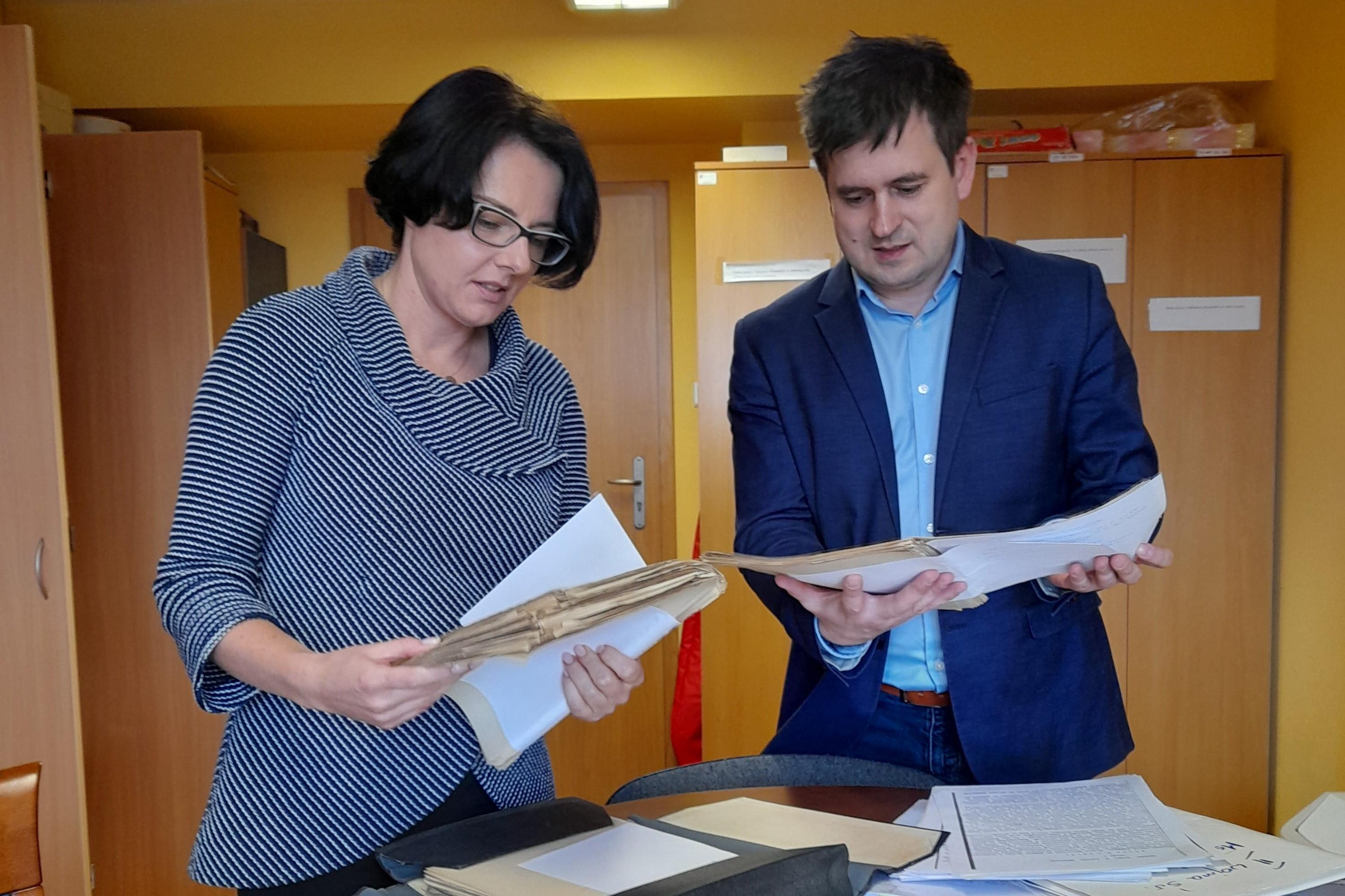 Katarzyna Ceklarz i Łukasz Burkiewicz