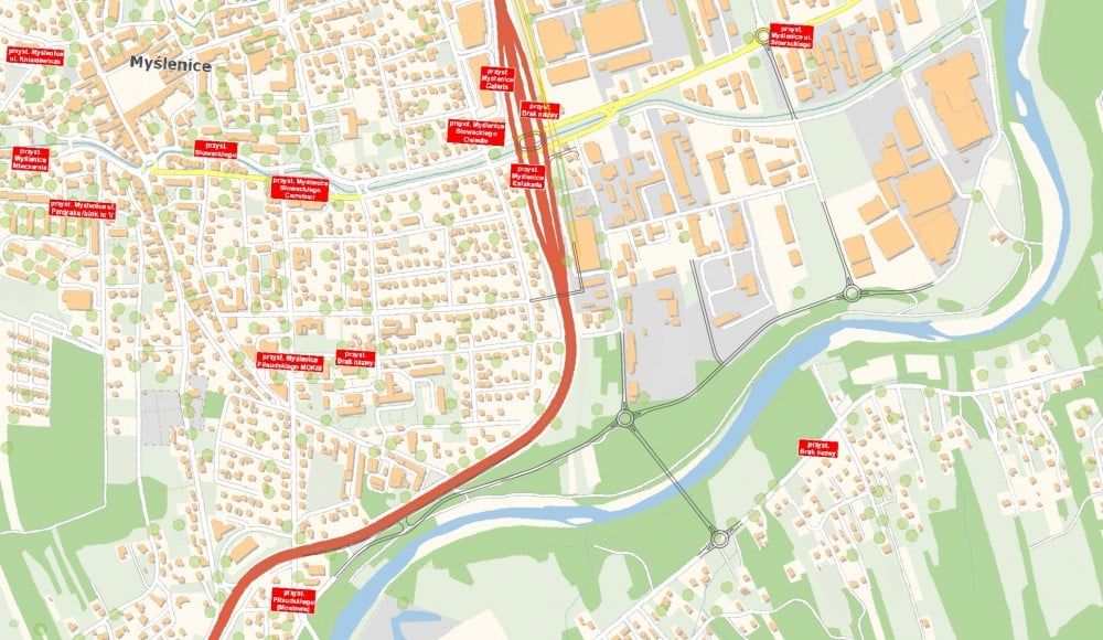 mapa inwestycji drogowych i kolejowych/ źródło: materiały prasowe