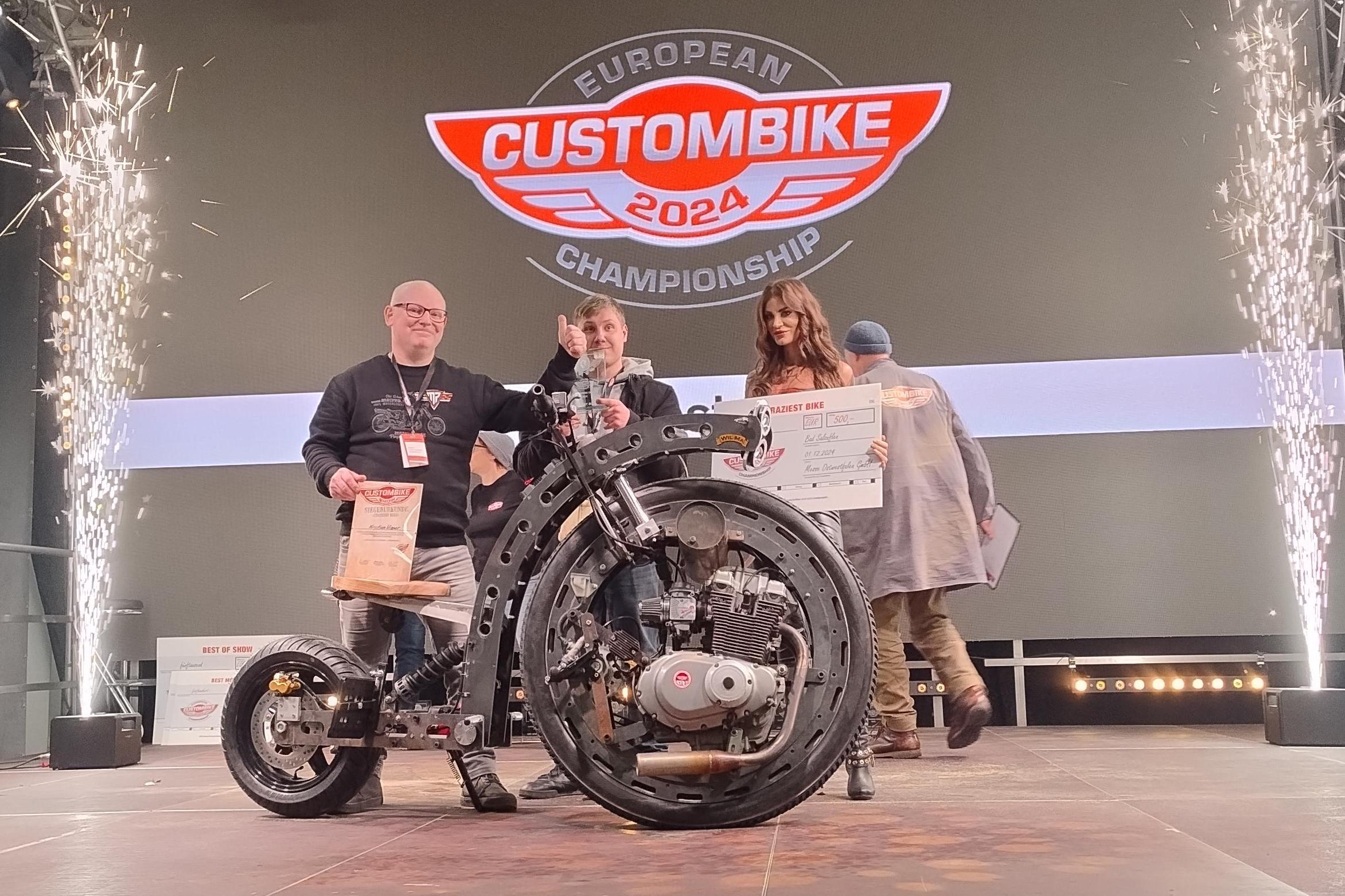 Krystian Wizner na podium. Fot,. Dzięki uprzejmości gościa.