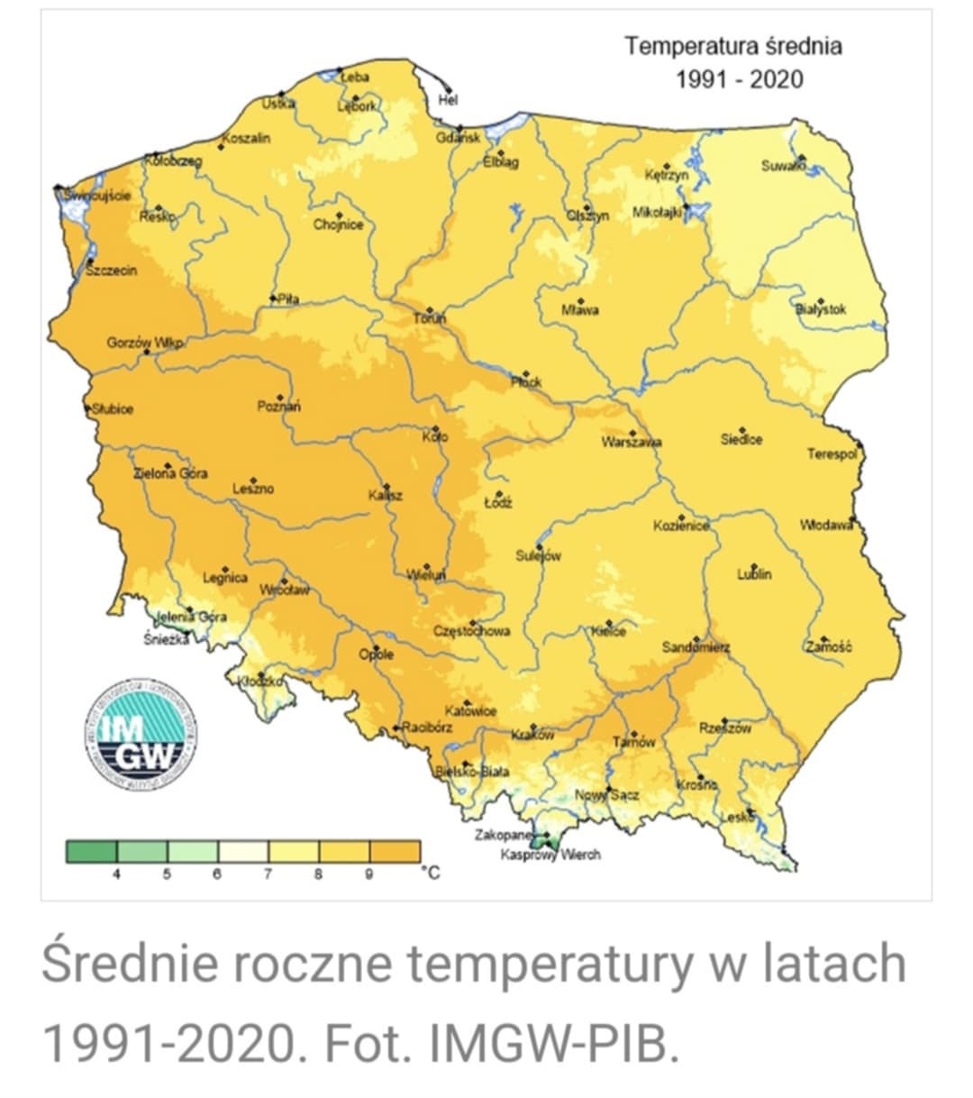 Polski Biegun Ciepła - Tarnów/ materiały IMGW-PIB.