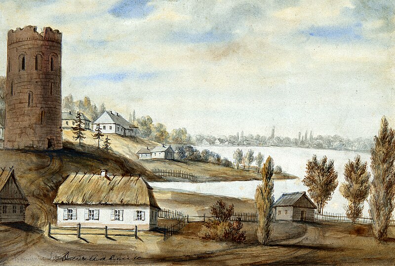 Kamieniec Litewski w XIX w. (Napoleon Orda/Wikipedia)