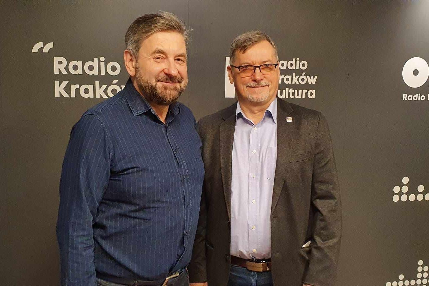 Prof. Roman Nowobilski i dr Krzysztof Grzesik
