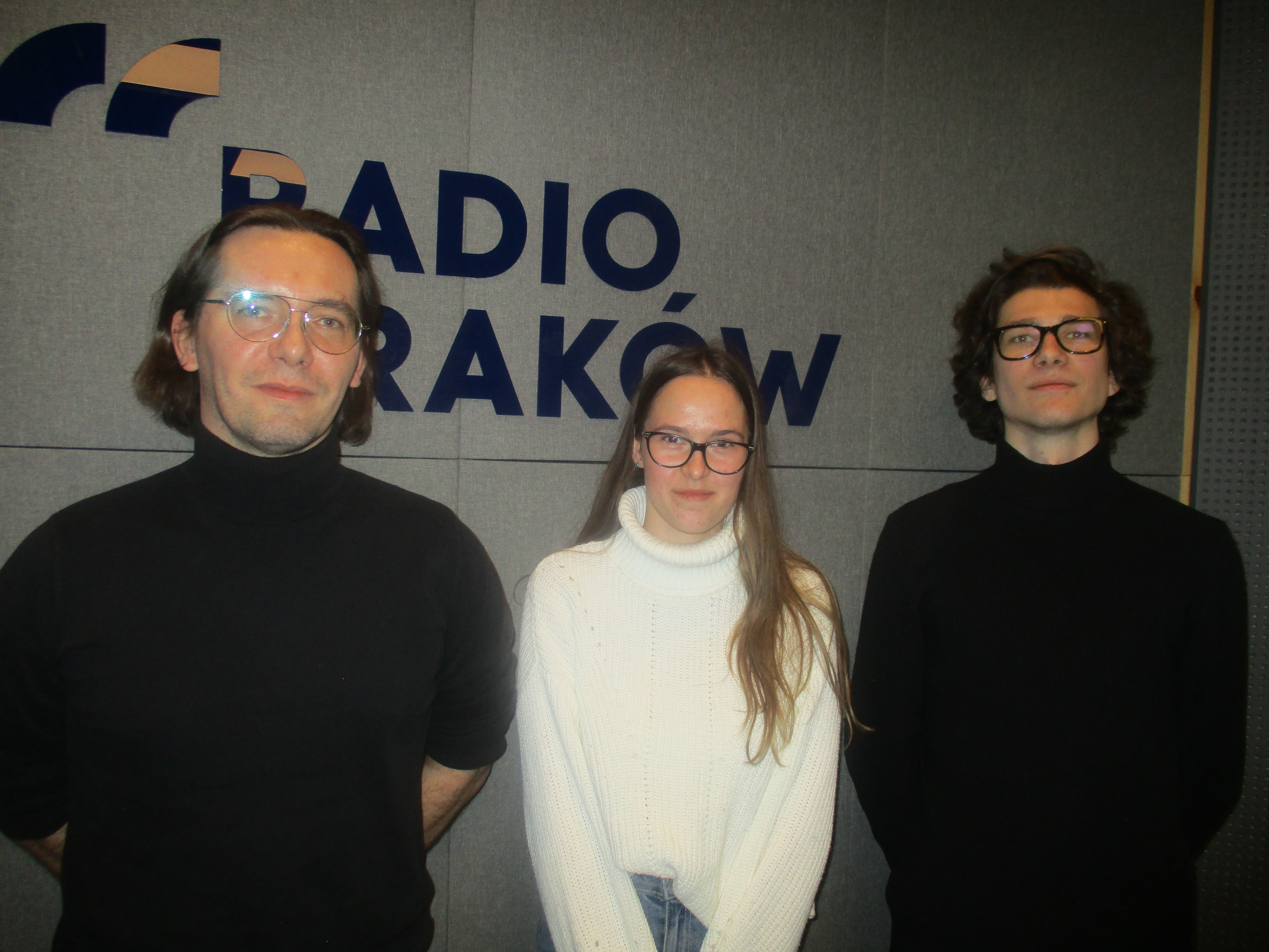 dr Piotr Kołpak (z lewej), Zofia Majchrowska i Szymon Konik