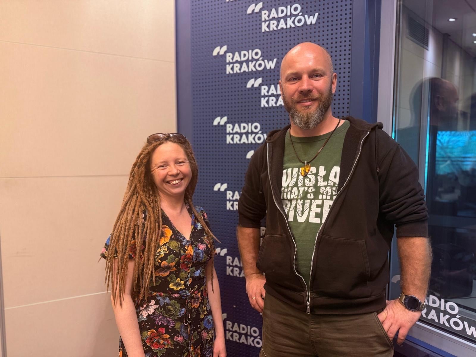 Matylda Wejdman i Mateusz Niemiec w Radiu Kraków