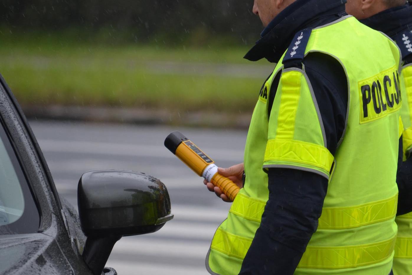 Policyjny pościg w Gnojniku. Kierowca był pod wpływem narkotyków