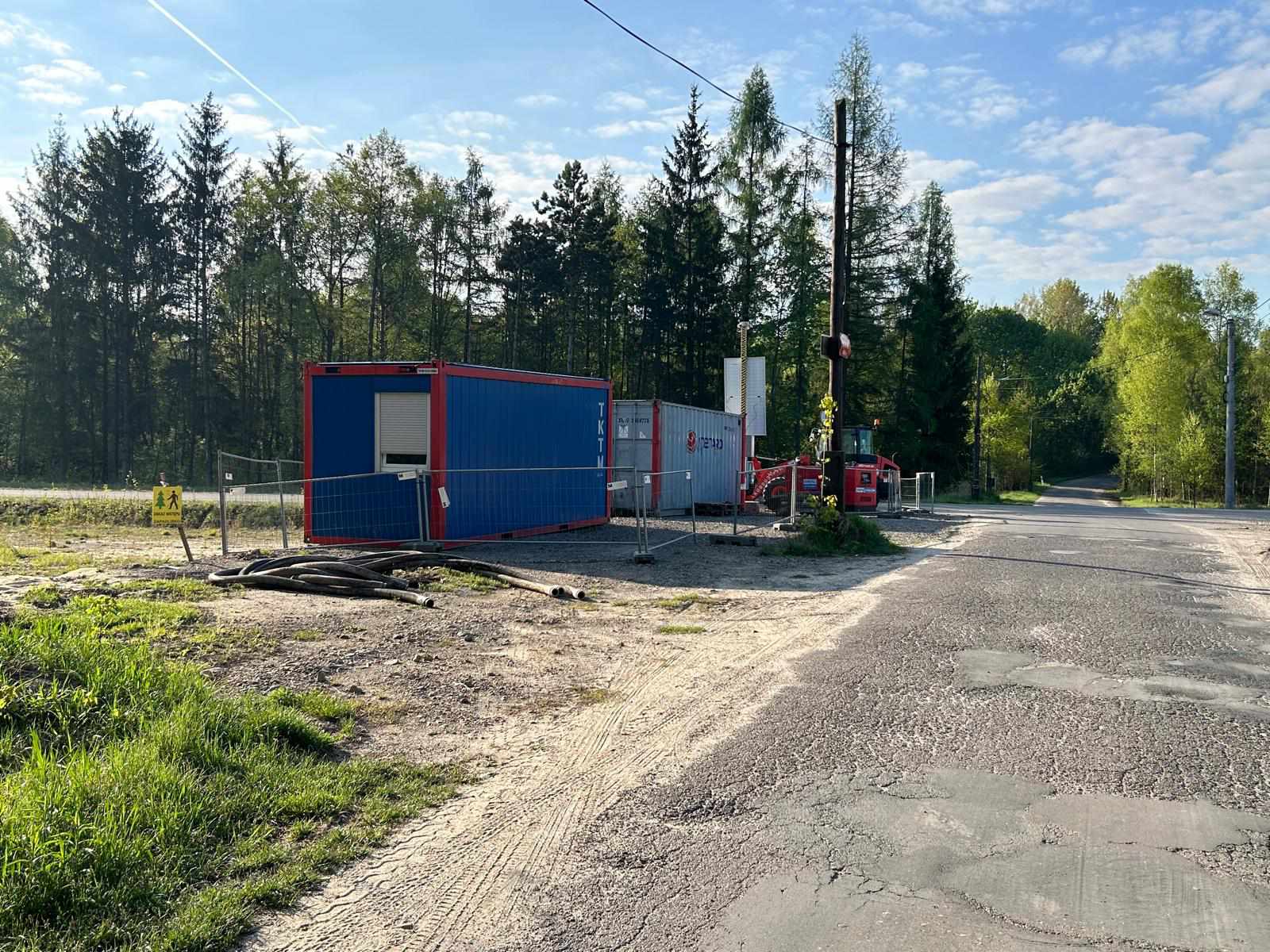 Zatłaczanie odwiertów przy ul. Parkowej