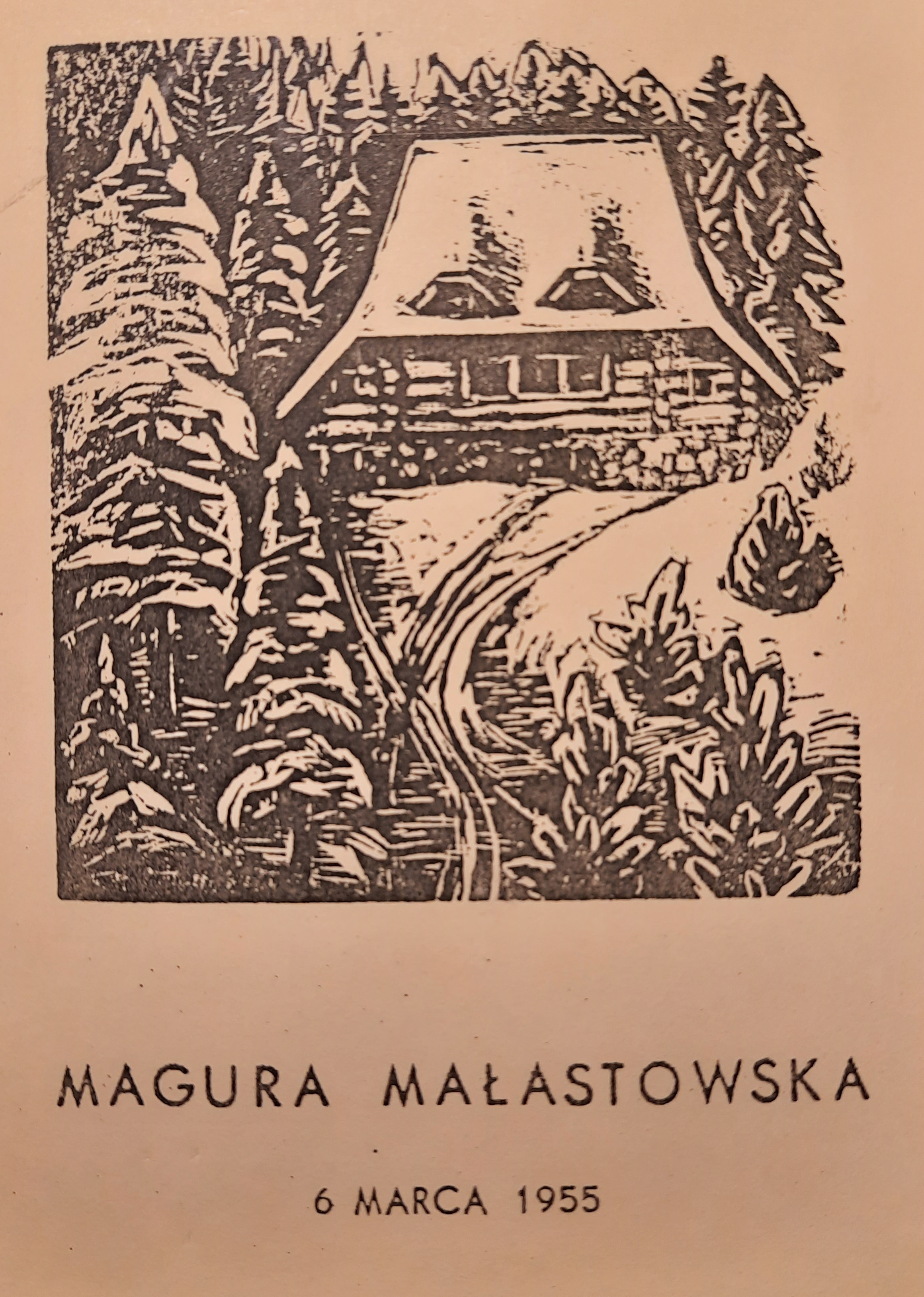 Drzeworyt Marii Gabryel - Rużyckiej (fot. z archiwum MBP Gorlice)