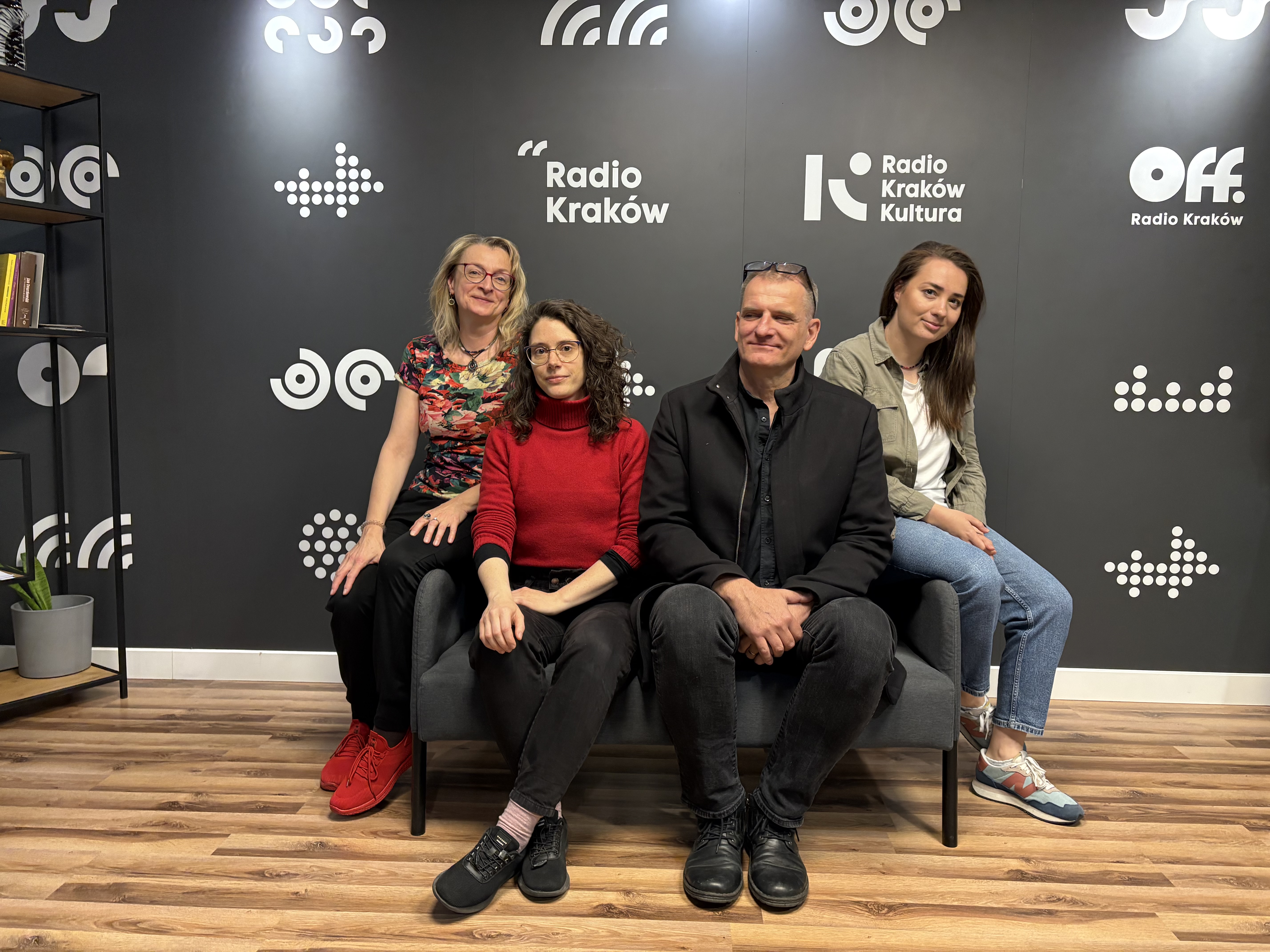 Od lewej: Agnieszka Barańska, Maria Stępień, Jan Słowiński, Magdalena Zbylut-Wiśniewska