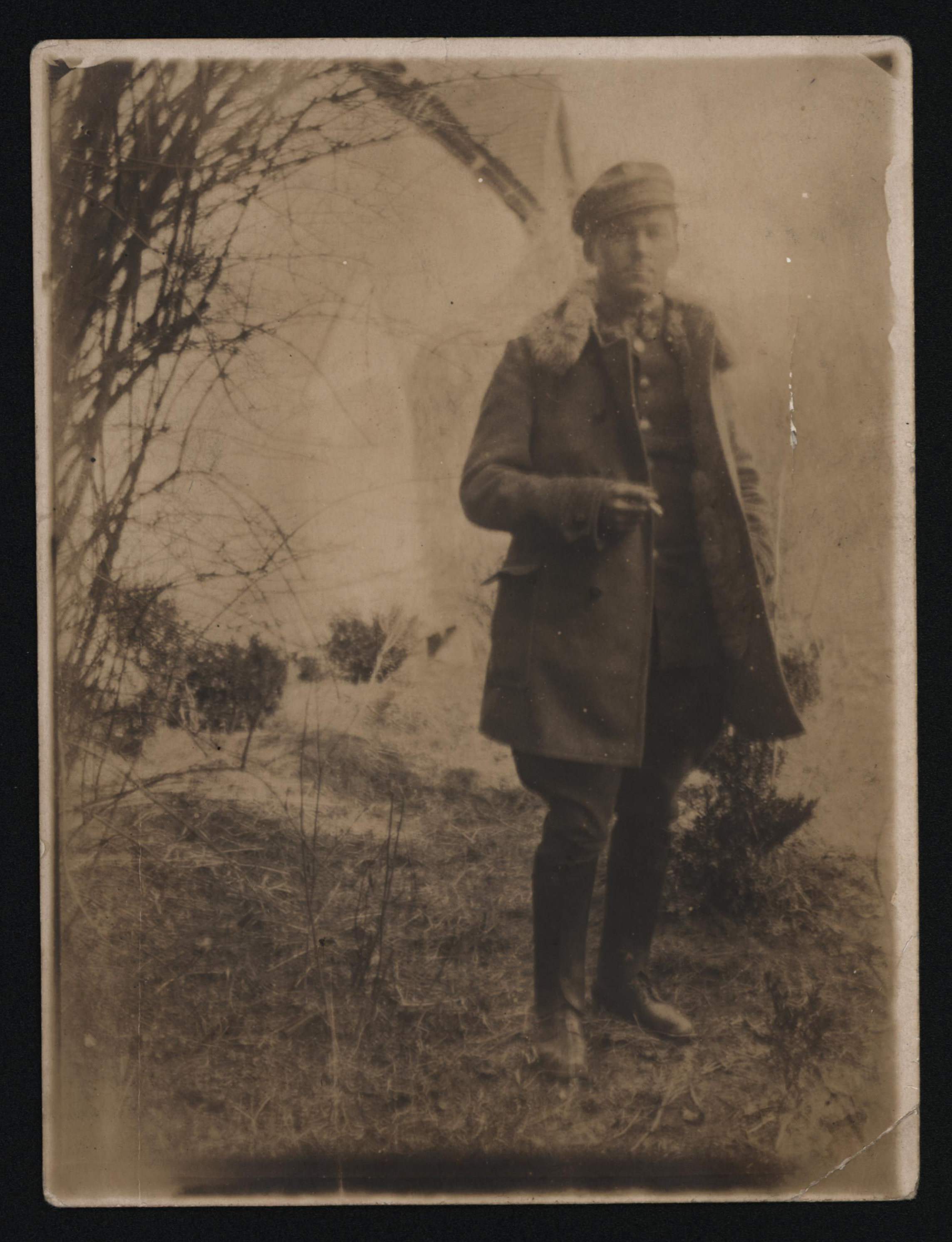 Wiktor Faltus w mundurze Legionowym.