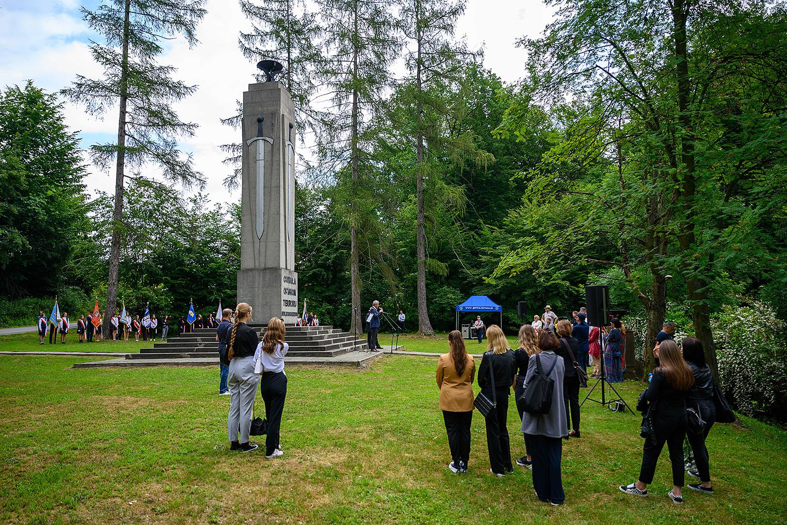 Uroczystości ekumeniczne w Lesie Buczyna/ Fot. Paweł Topolski.
